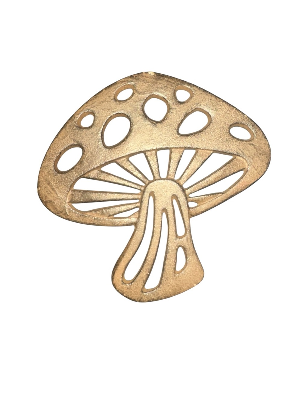 Cast Iron Mushroom Trivet Vintage Rustic Kitchen Decor